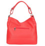Leather shoulder bag 390 red