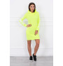 Dress Off White MI62182 yellow neon