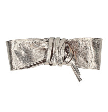 Genuine Leather sash belt 839 bronze