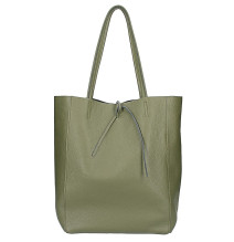 Maxi Ledertasche 396 militärisch grün