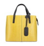 Žlutá kožená kabelka 960