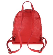 Bőr hátizsák MI1084 piros Made in Italy
