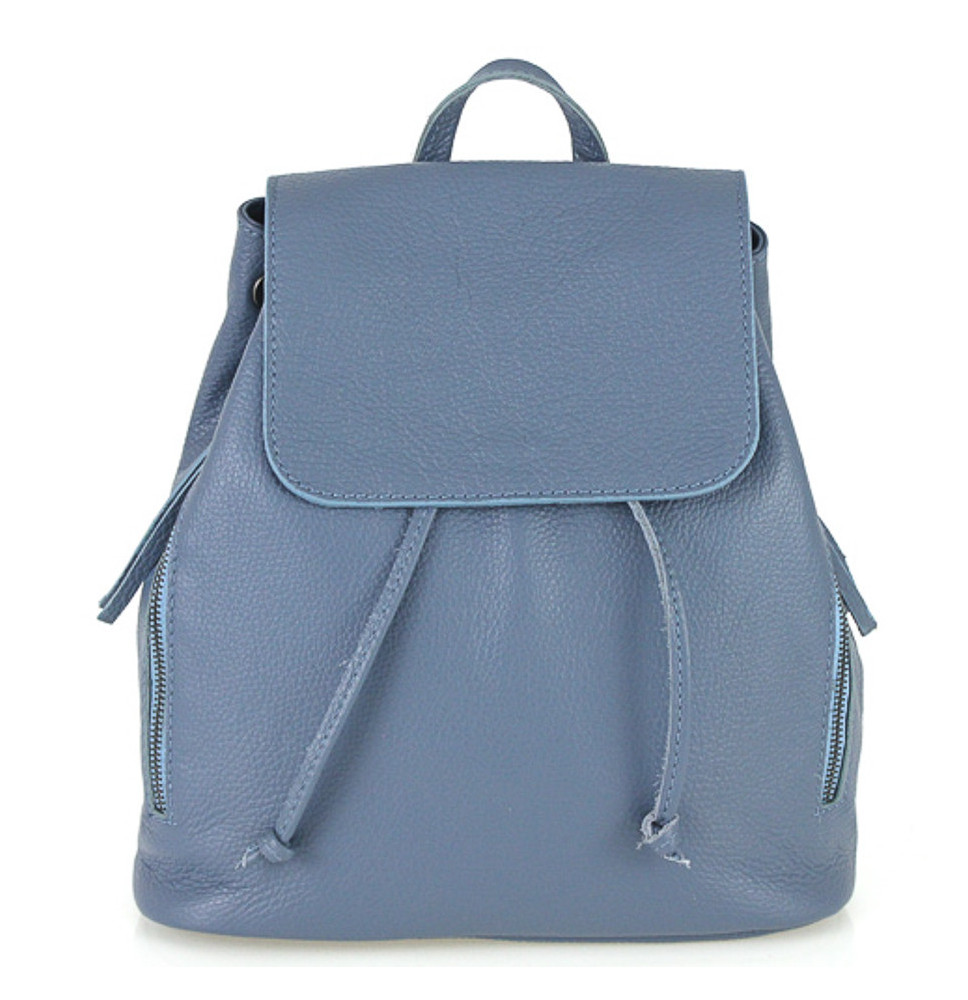 Lederrucksack 420 ceruleo Made in Italy