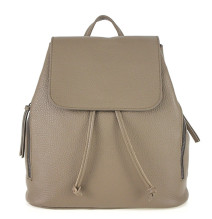 Leather backpack 420 dark taupe Made in Italy