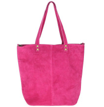 Maxi Ledertasche 768 fuchsia MADE IN ITALY