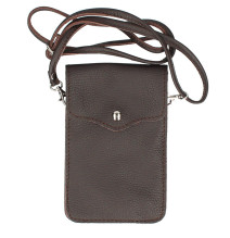 Handy Tasche MI895 dunkel braun Made in Italy
