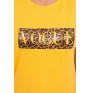 Women T-shirt VOGUE mustard