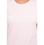 Women T-shirt SHOPPING IS MY CARDIO powder pink