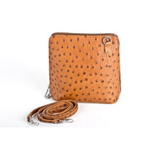 Genuine leather messenger bag 603 cognac