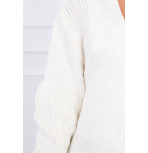 Maglione lungo alla moda MI2019-2 crema