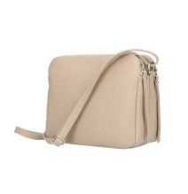 Bőr válltáska 517 szürke-barna