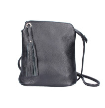 Genuine Leather shoulder bag 5320 black