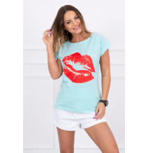 Frauen-T-Shirt MI8985 minze