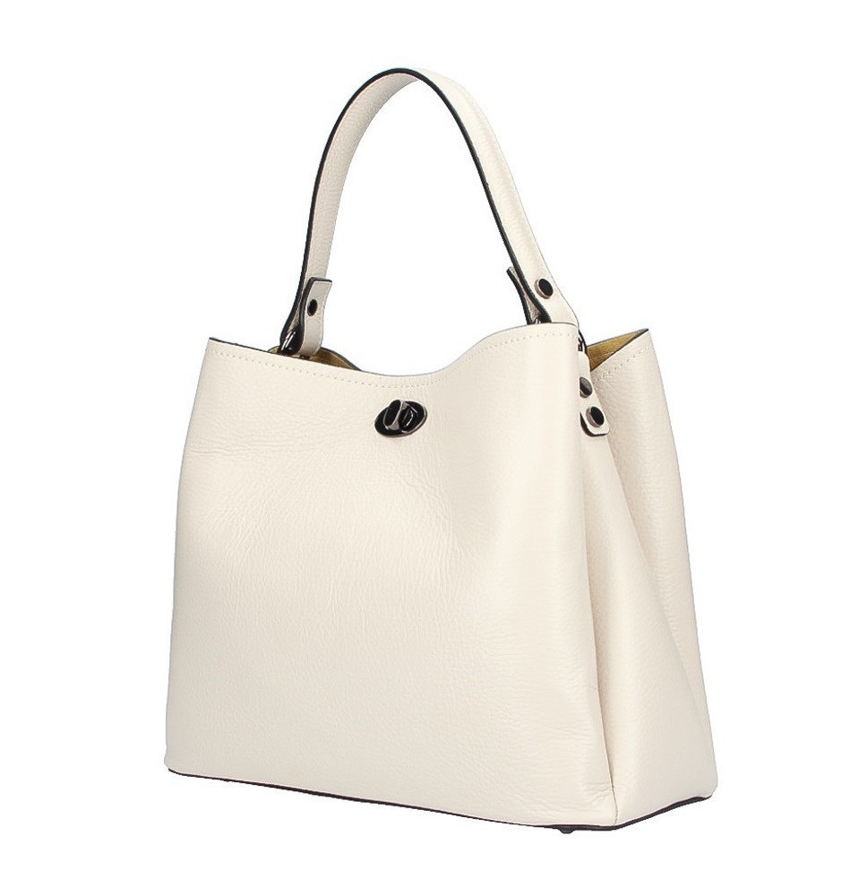 Ledertasche 232 beige MADE IN ITALY