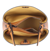 Ledertasche 232 beige MADE IN ITALY