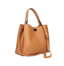 Ledertasche 232 beige MADE IN ITALY