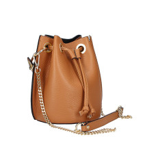 Biela vaková kožená kabelka 5319