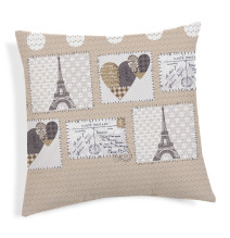 Kissenbezug Paris beige 40x40 cm