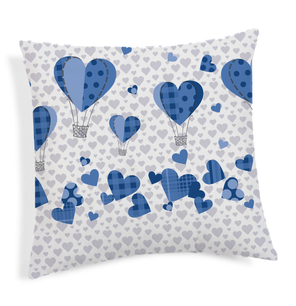 Pillowcase Ballons blue 40x40 cm