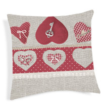 Kissenbezug Schlüssel rot 40x40 cm