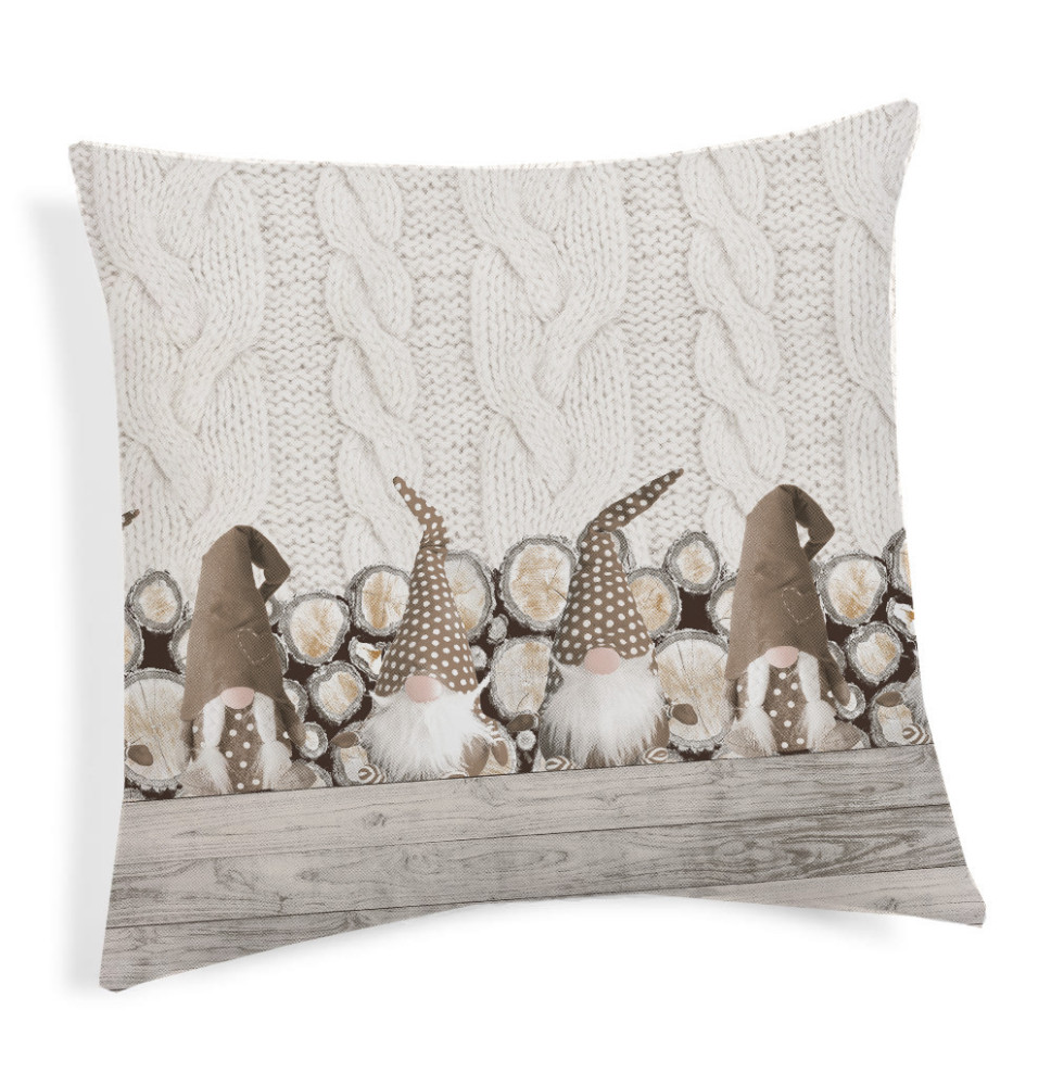Pillowcase Gnomes beige 40x40 cm
