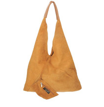 Genuine Leather Maxi Bag 184 dark taupe