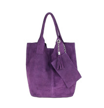 Maxi Ledertasche 804 lila