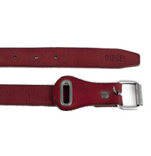 Dámsky kožený opasok 1047 červený Diesel