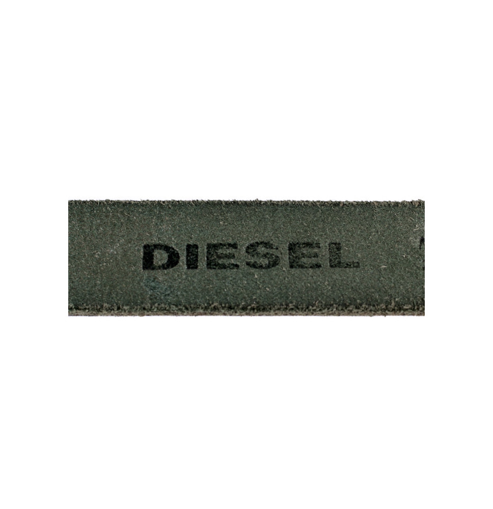 Dámsky kožený opasok 1047 zelený Diesel Zelená 90 cm