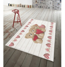 Digital Carpet Teddy bear red