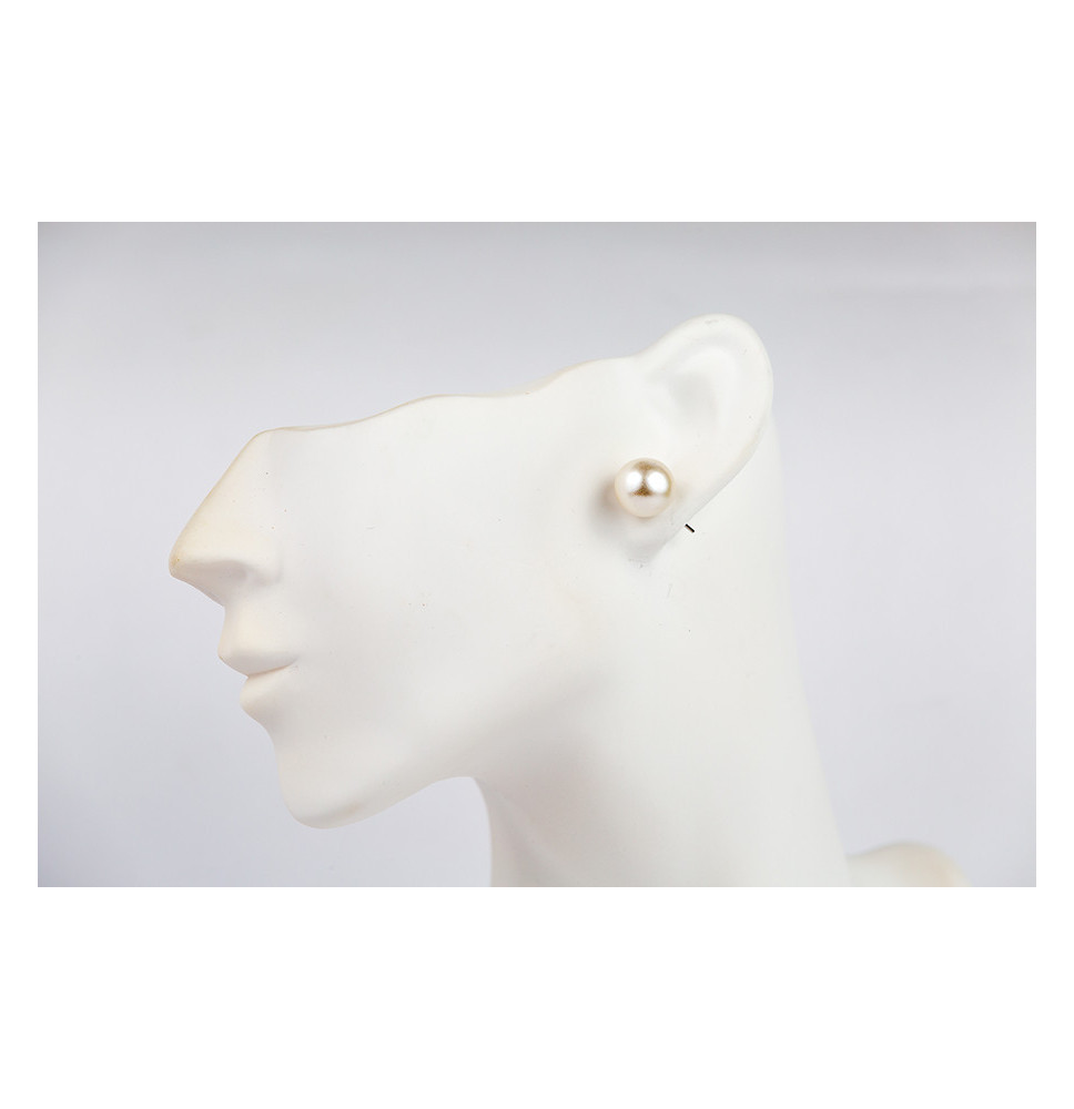 Ladies earrings 1199 white mother of pearl