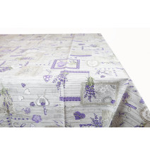 Cotton tablecloth Lavender