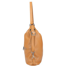 Leather shoulder bag/Backpack 328 light blue