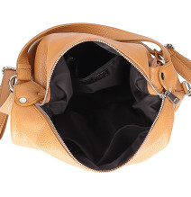 Leather shoulder bag/Backpack 328 black