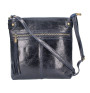 Genuine Leather Shoulder Bag 727 dark blue