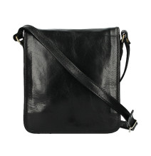 Leather Strap bag 152 black