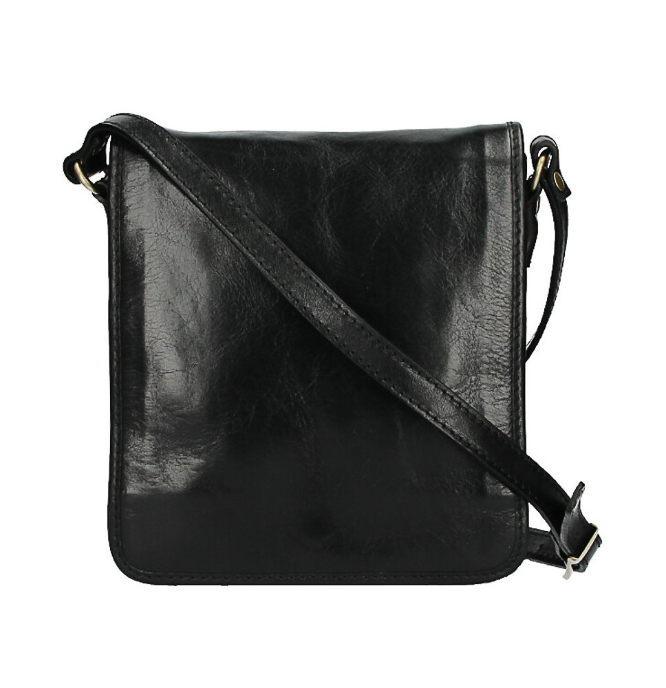 Leather Strap bag 152 black