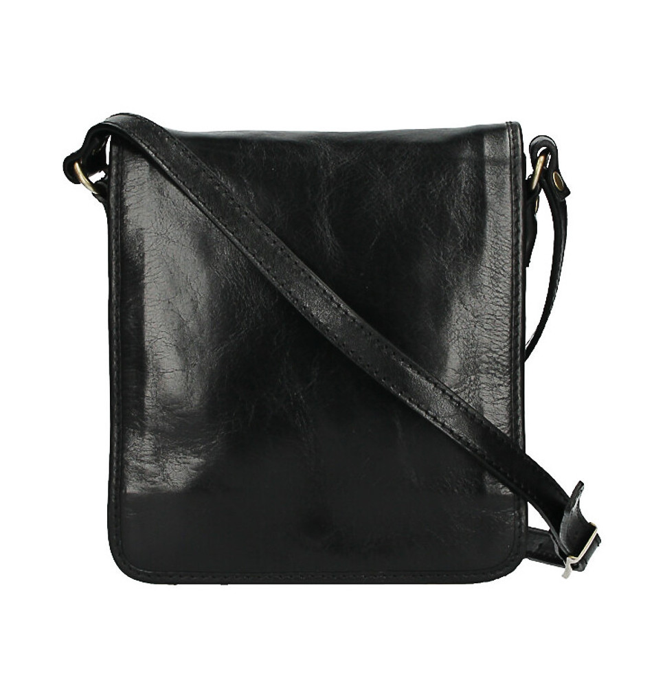 Pánská kožená taška 152 černá
