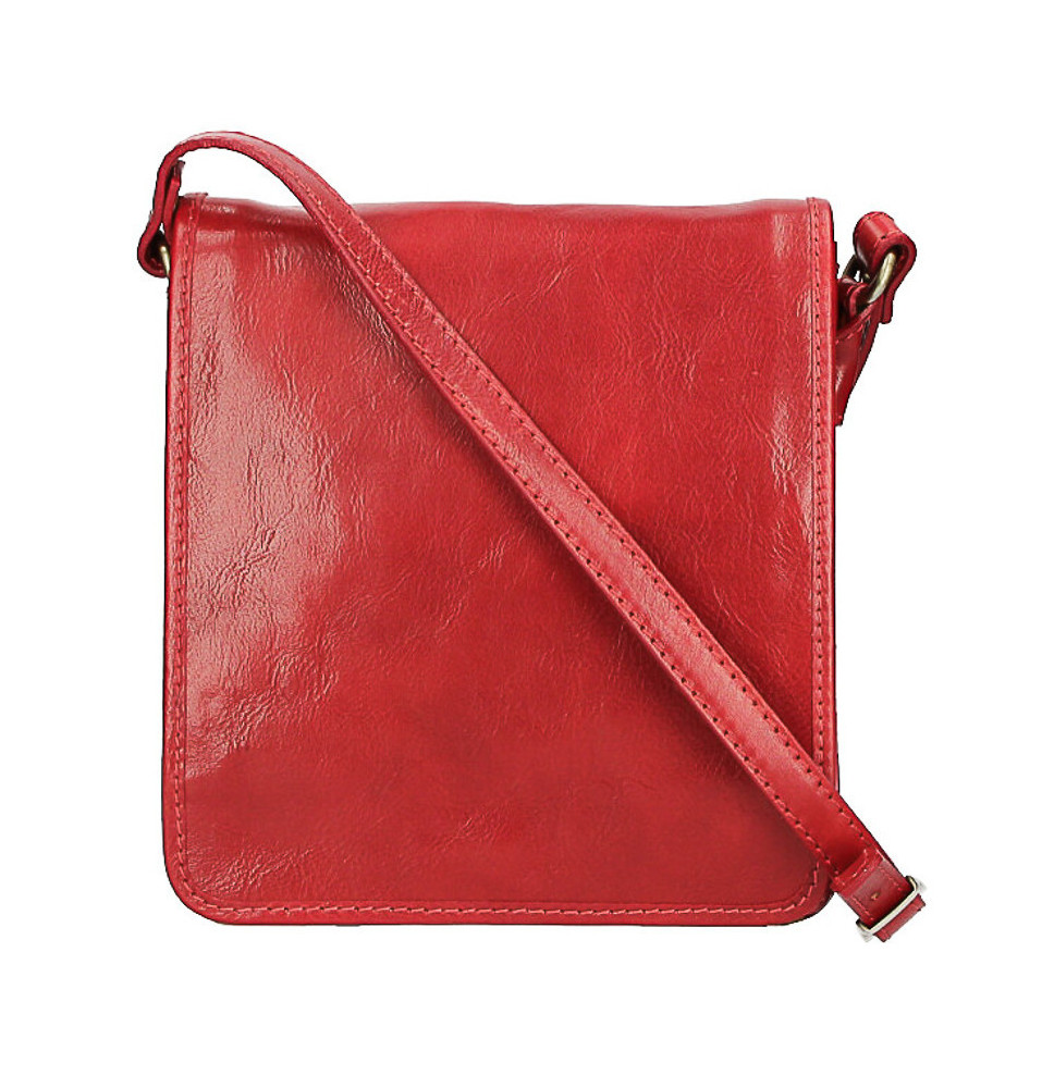 Tracolla in Vera Pelle 152 rosso