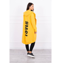 Long cardigan MI9005 mustard