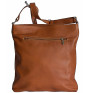 Leather Strap bag 119 brow Made in Italy