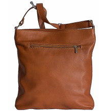 Leather Strap bag 119 brow Made in Italy