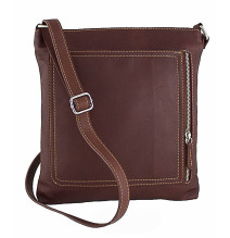 Tracolla in Vera Pelle 119 marrone Made in Italy