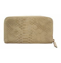 Kožená peněženka 595 rudá Made in Italy