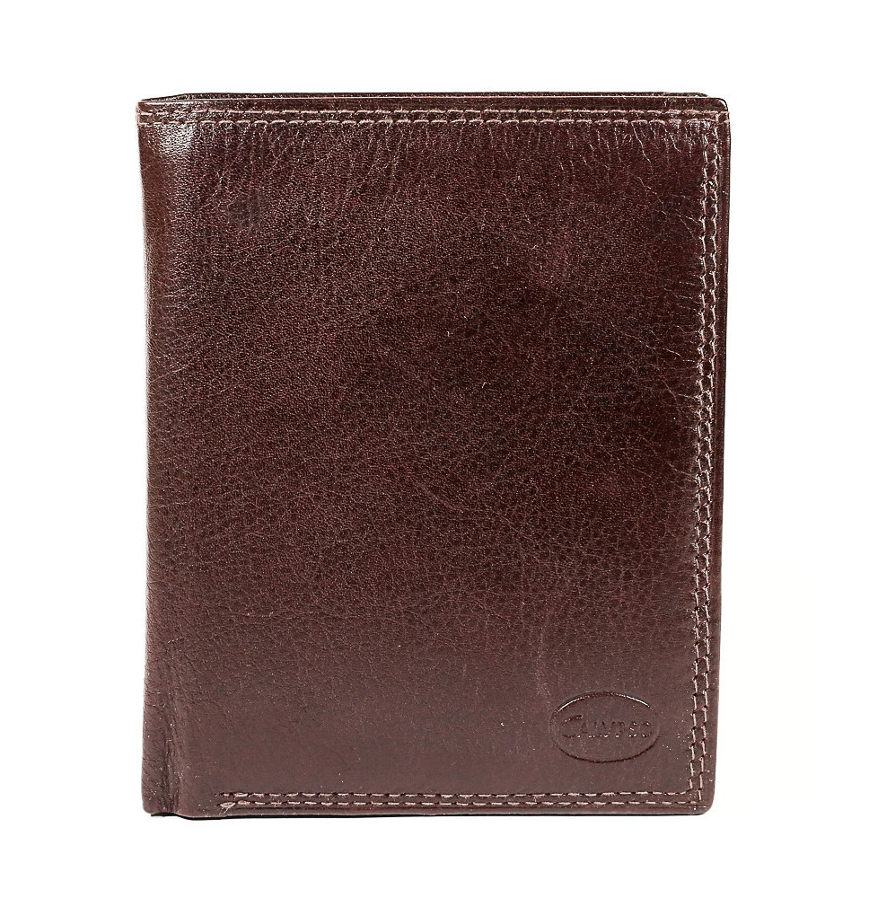 Genuine leather wallet 1128 dark brown Calypso
