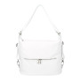 Leather shoulder bag/Backpack 328 white