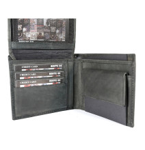 Herren Geldbörsen 1032 schwarz Route 66