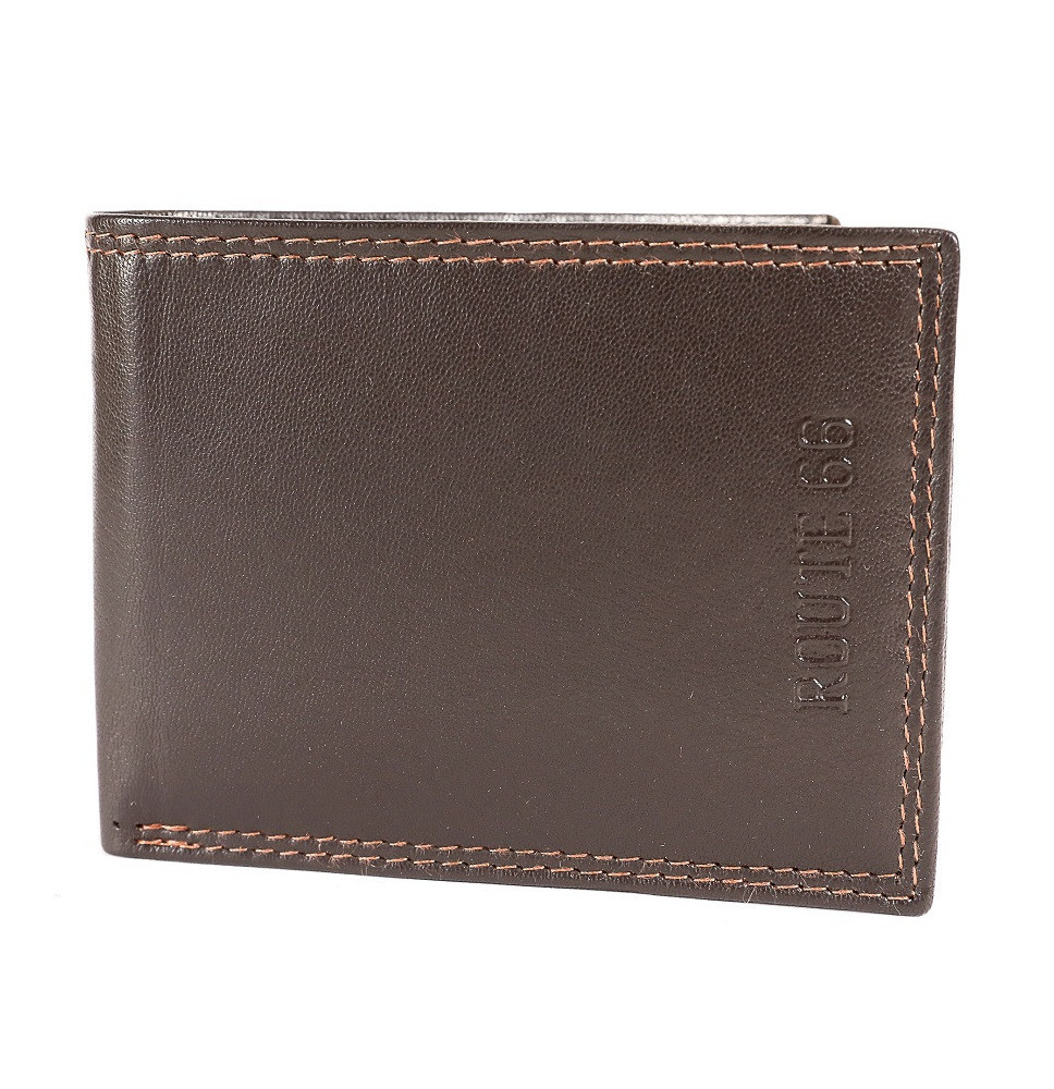 Herren Geldbörsen 1028 dunkel braun Route 66