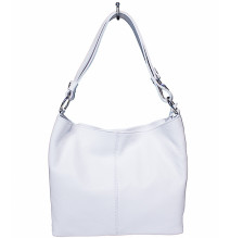 Borsa a mano in vera pelle 729 bianco