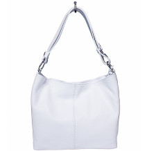 Genuine Leather Handbag 729 white